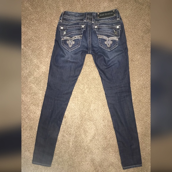 Rock Revival Johanna Skinny Jeans Size 25 - Picture 4 of 5